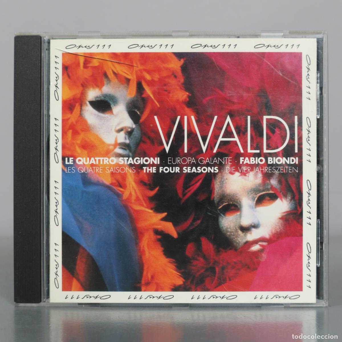 CDs de m&uacute;sica: CD. Vivaldi - Le Quattro Stagioni - Europa Galante, Fabio Biondi - Opus 111
