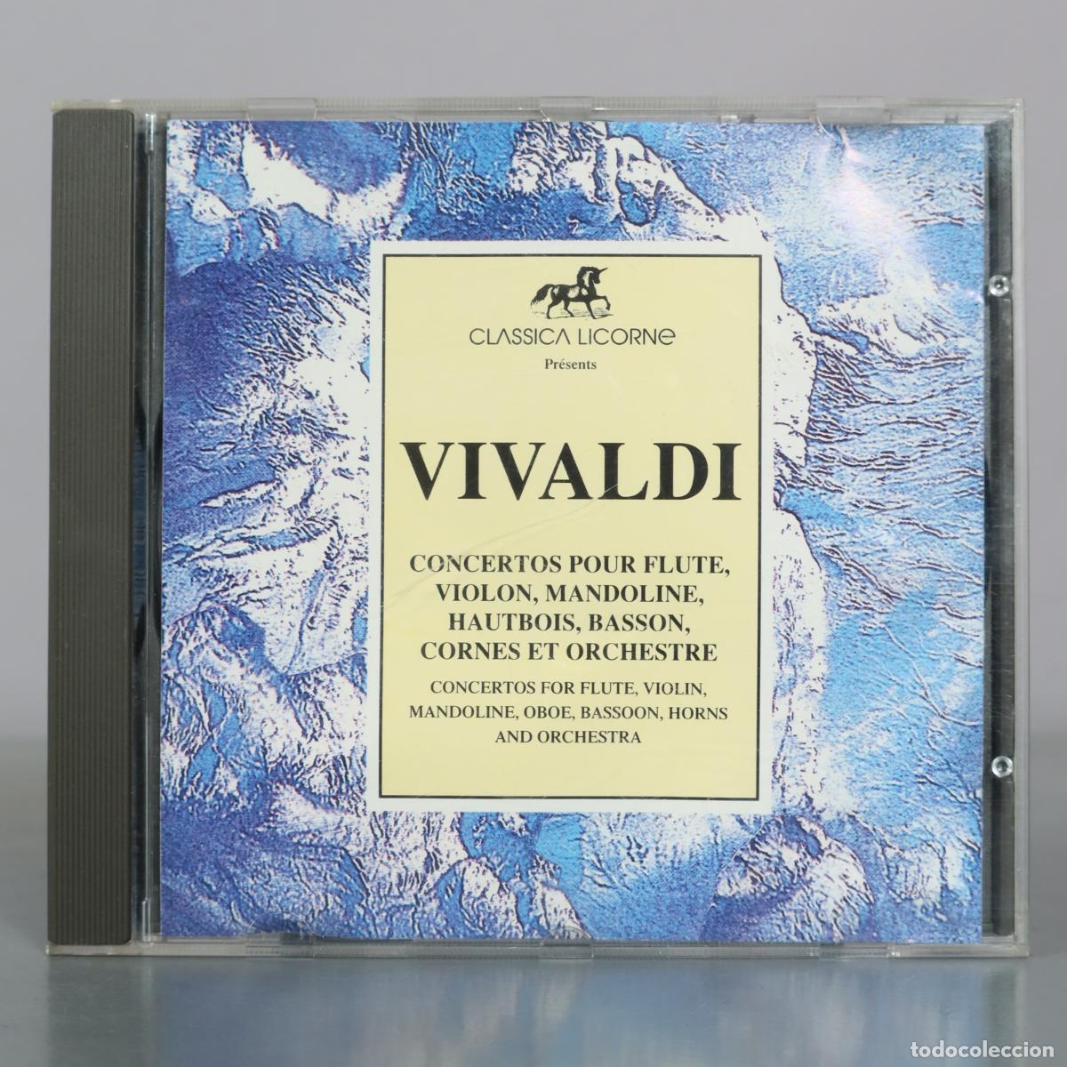 CDs de m&uacute;sica: CD. Vivaldi - Concertos pour flute, violon, mandoline, hautbois, basson, cornes et orchestre -