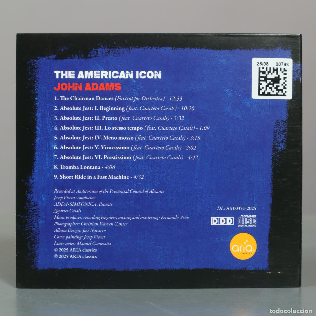 CDs de m&uacute;sica: cd. THE AMERICAN ICON. ADAMS - Foto 2