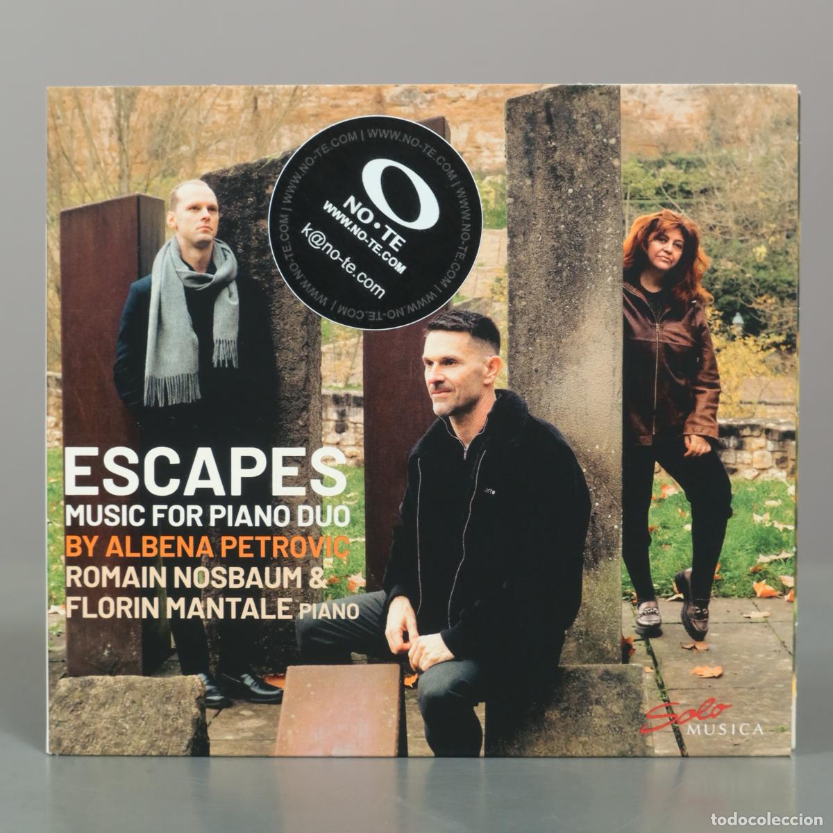 CDs de m&uacute;sica: cd. Escapes: Music for Piano Duo - Albena Petrovic, Romain Nosbaum, Florin Mantale