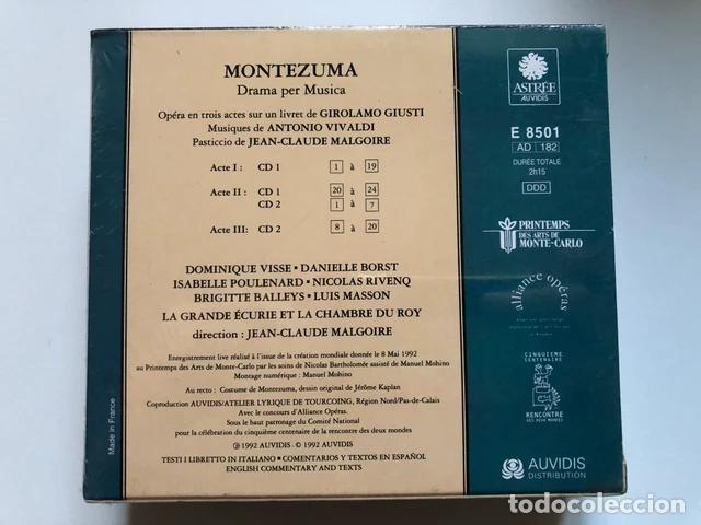 CDs de m&uacute;sica: VIVALDI. Montezuma. Malgoire. CD - Foto 3