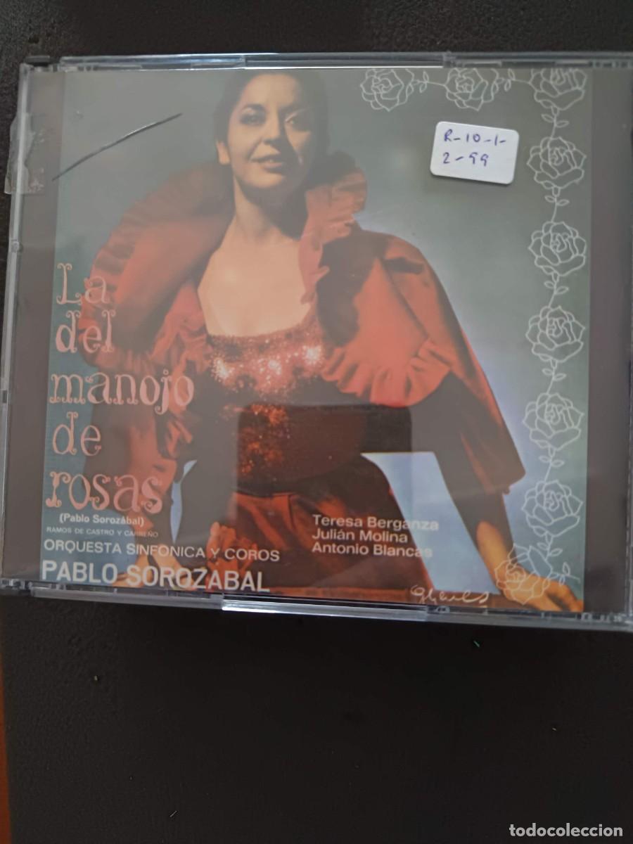 CDs de m&uacute;sica: LA DEL MANOJO DE ROSAS. DIR: PABLO SOROZ&Aacute;BAL. INT&Eacute;RP: TERESA BERGANZA, ANTONIO BLANCAS, JULIAN MOLIN