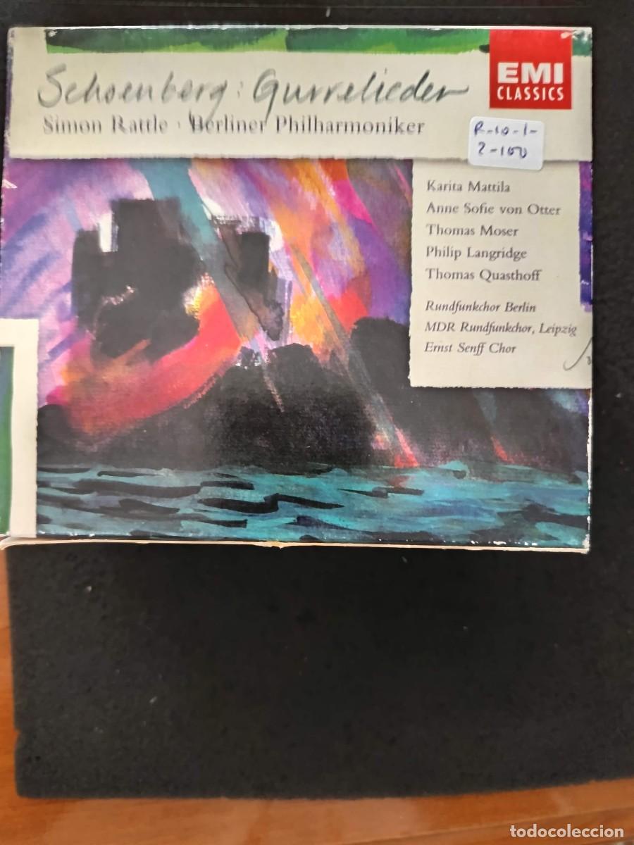 CDs de m&uacute;sica: 2 CD. SCHOENBERG: GURRELIEDER. DIR: SIMON RATTLE. . INT&Eacute;RP: KARITA MATTILA, ANE SOFIE VON OTTER, THO