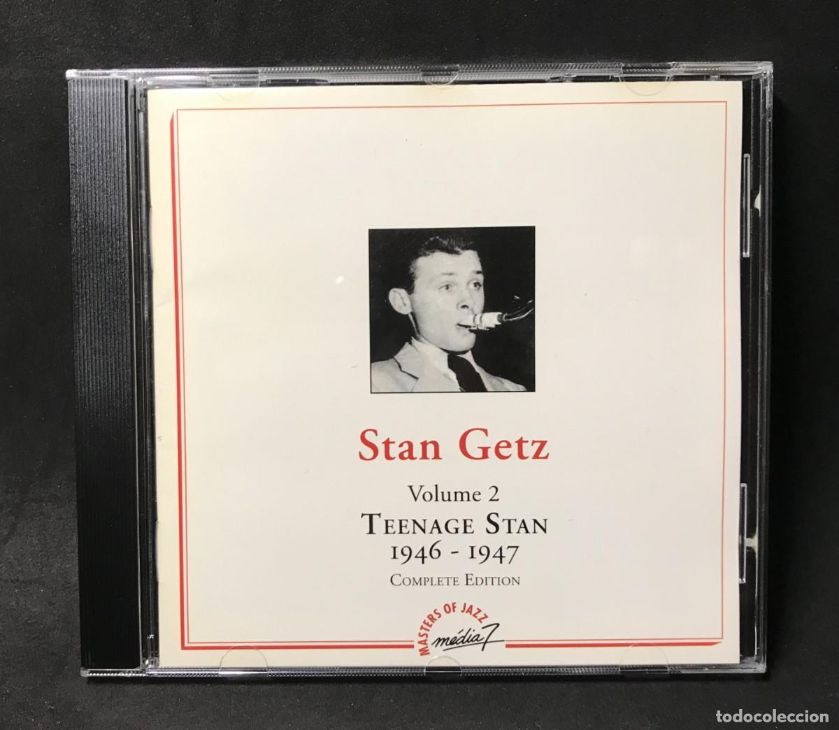 Music CDs: Stan Getz &ndash; Volume 2 Teenage Stan (1946-1947 - Complete Edition) - CD - Masters Of Jazz