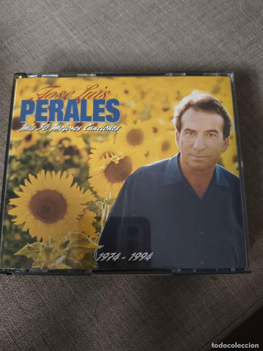 CDs de m&uacute;sica: JOSE LUIS PERALES. MIS 30 MEJORES CANCIONES. 1974 - 1994. DOBLE COMPACTO CBS/SONY.