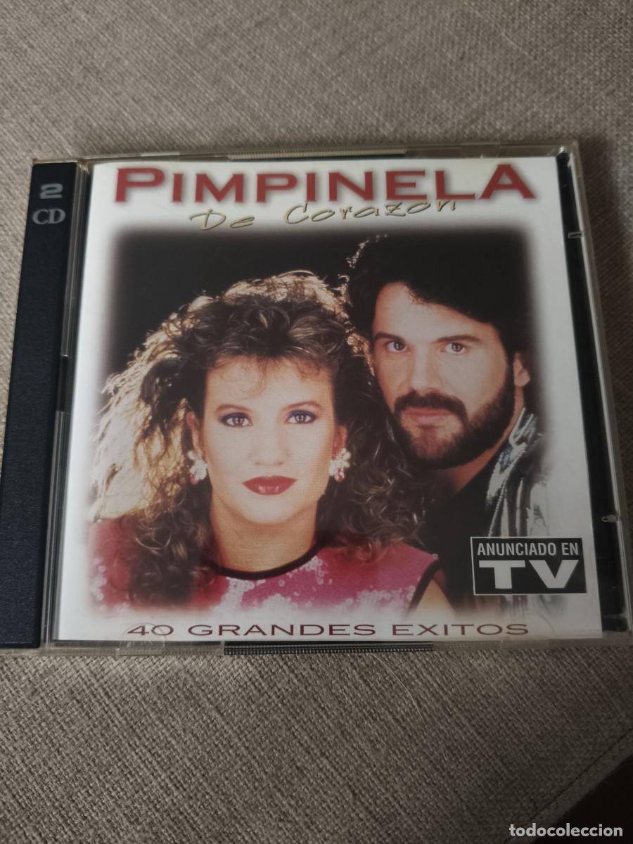 CDs de m&uacute;sica: PIMPINELA. DE CORAZON. DOBLE COMPACTO CON 40 GRANDES EXITOS. EPIC / SONY MUSIC.