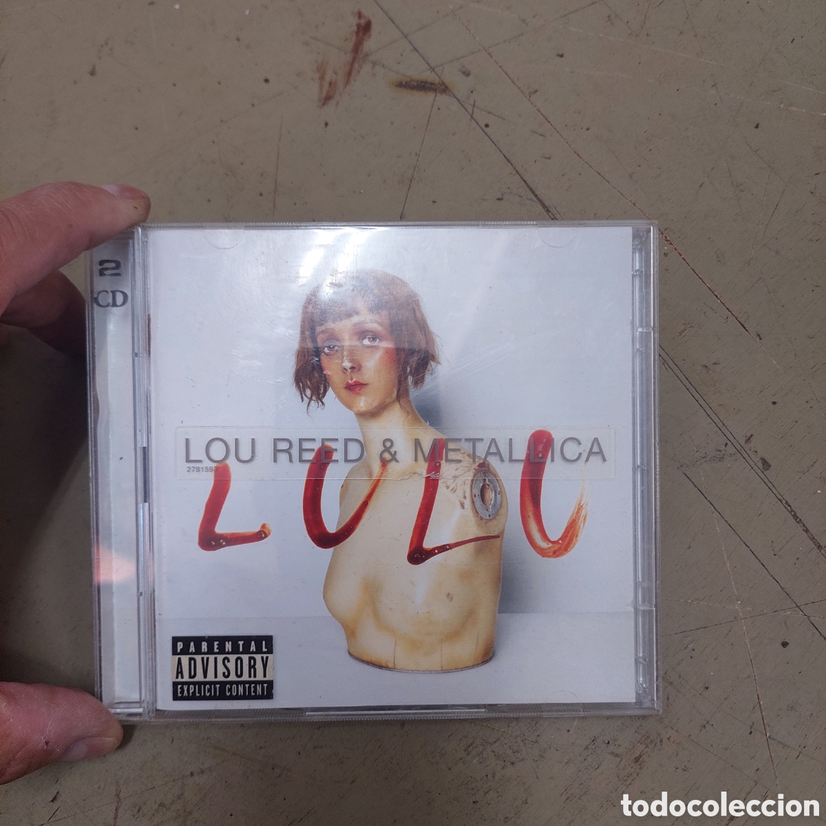 CDs de m&uacute;sica: CD Lulu .Lou Reed y Metallica