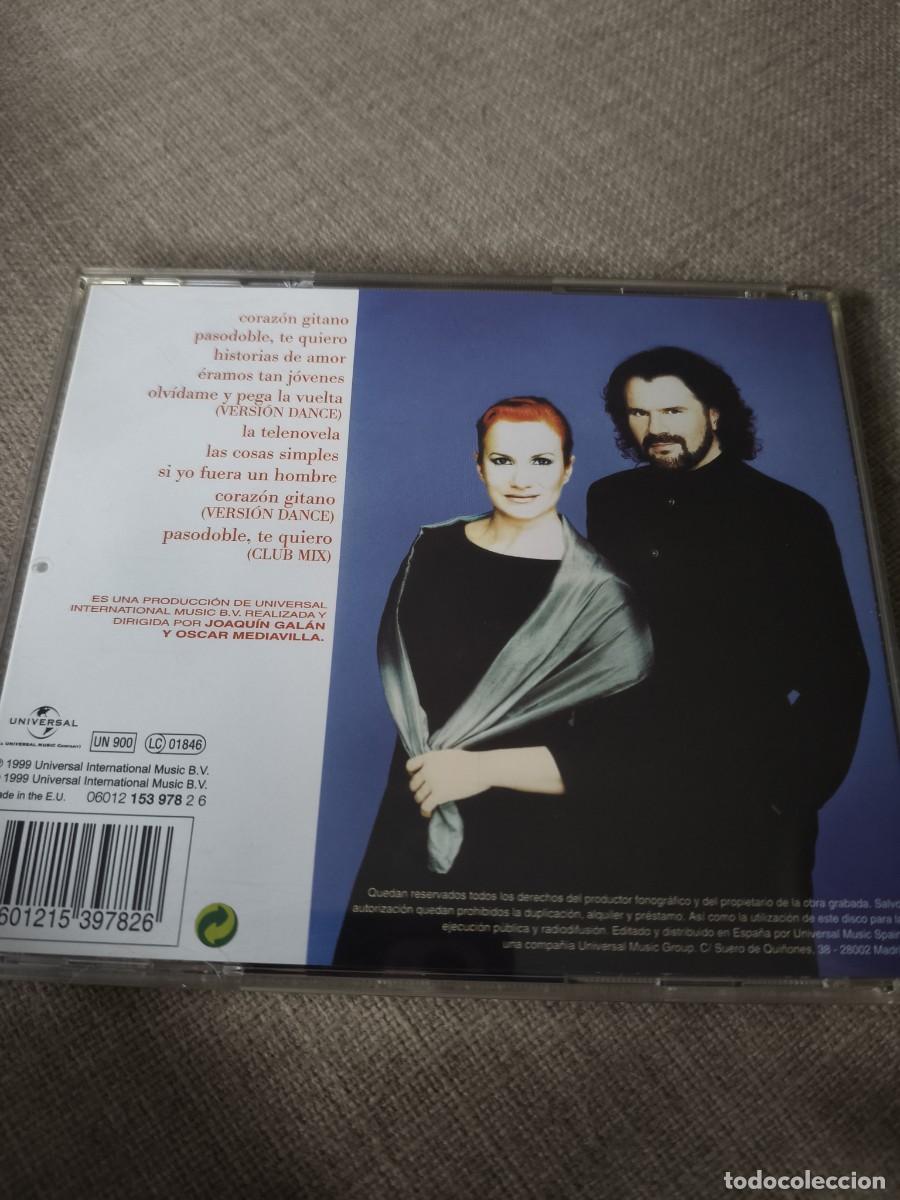 CDs de m&uacute;sica: PIMPINELA. CORAZON GITANO. COMPACTO CON 10 CANCIONES. UNIVERSAL. - Foto 2