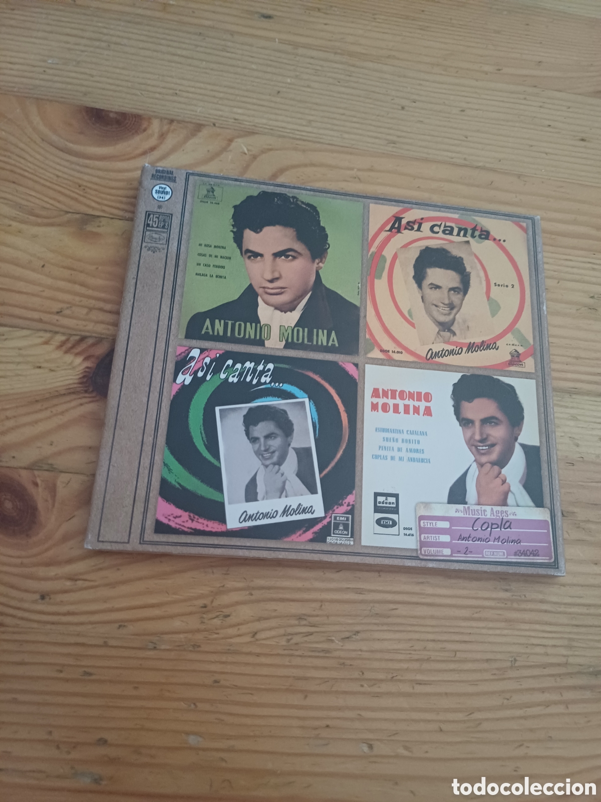 CDs de m&uacute;sica: Antonio Molina Music ages CD Copla
