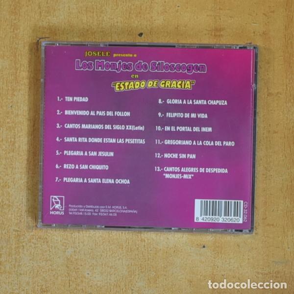 CDs de m&uacute;sica: JOSELE PRESENTA A LOS MONJES DE SILOSCOGEN - EN ESTADO DE GRACIA - CD - Foto 2