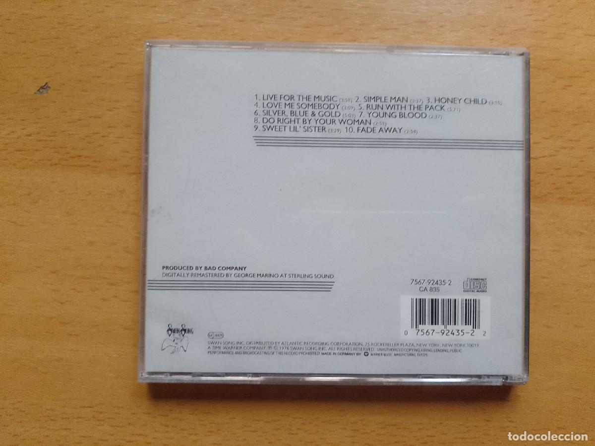 CDs de m&uacute;sica: Bad Company- Run with the pack cd - Foto 2