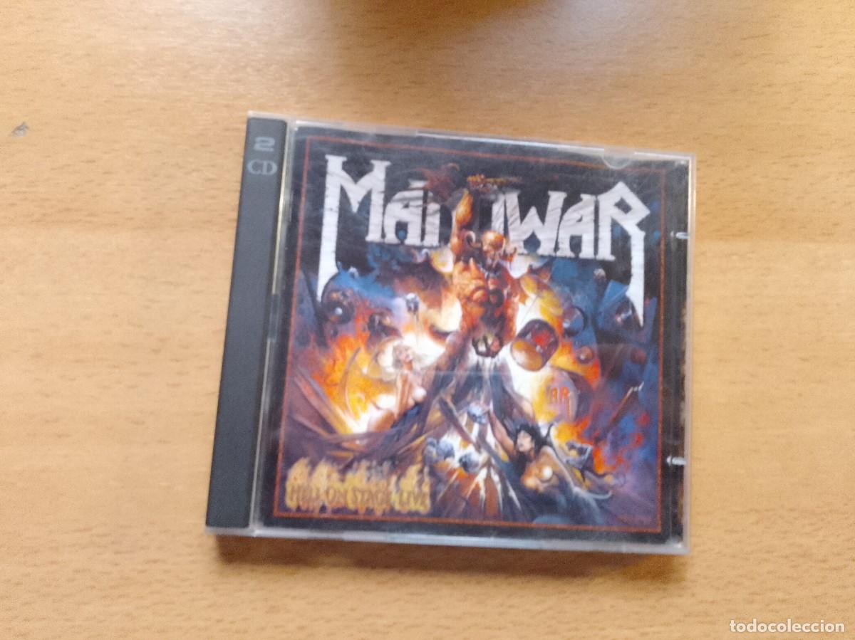 CDs de m&uacute;sica: Manowar- Hell on stage live ( 2cds )