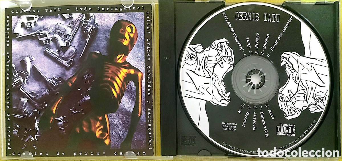 CDs de m&uacute;sica: CD Dermis Tatu - La Viol&oacute;, La Mat&oacute; y La Pic&oacute; - Foto 2