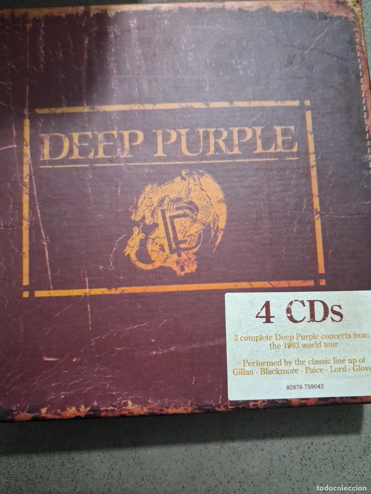 CDs de m&uacute;sica: DEEP PURPLE &ndash; LIVE IN EUROPE 1993 &ndash; BOX 4 CD &ndash; SONY BMG 82876759042 &ndash; EDICI&Oacute;N 2006