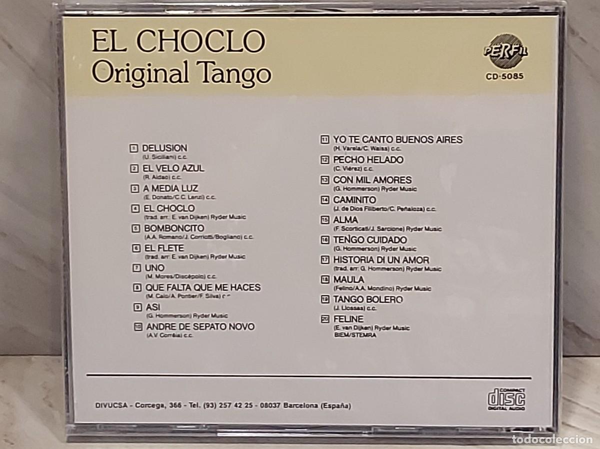 CDs de m&uacute;sica: EL CHOCLO | ORIGINAL TANGO | 20 TEMAS | CD PRECINTADO - Foto 2