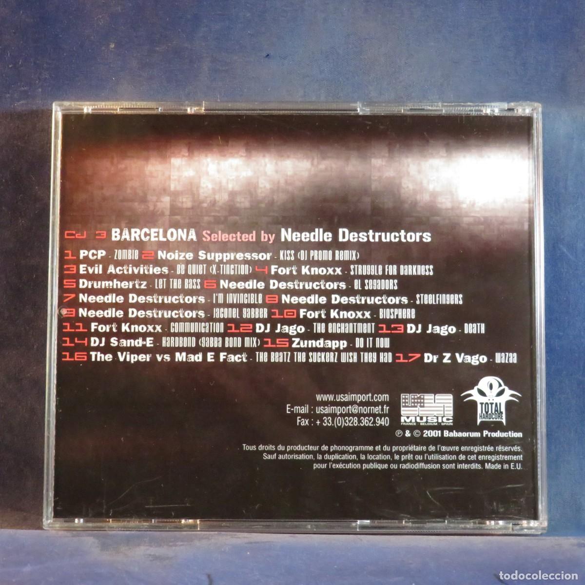 CDs de m&uacute;sica: CD 3: BARCELONA - TOTAL HARDCORE - CD - Foto 2