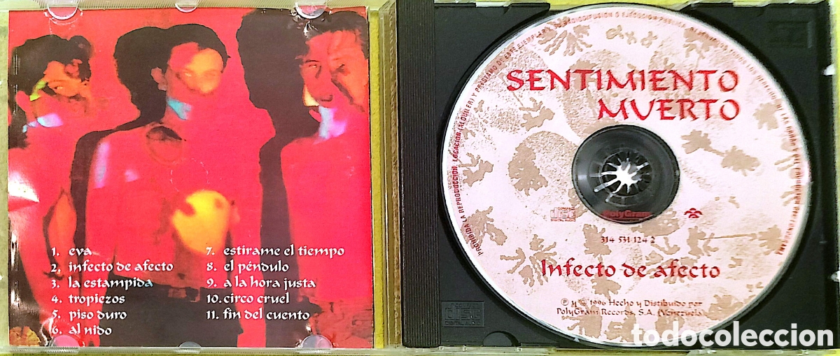 CDs de m&uacute;sica: CD Sentimiento Muerto - Infecto De Afecto - Foto 2
