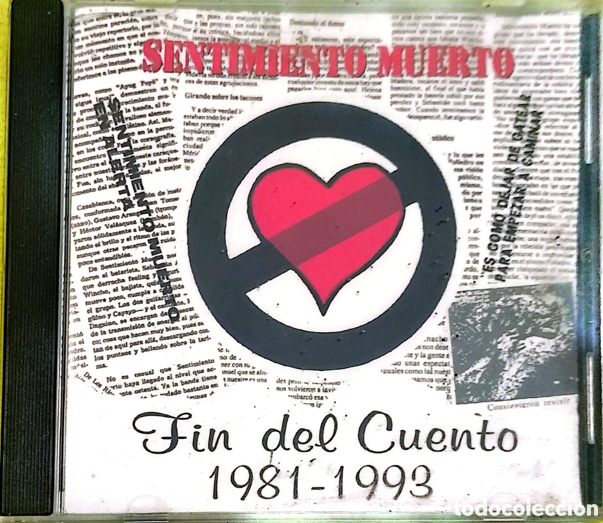 CDs de m&uacute;sica: CD Sentimiento Muerto - Fin Del Cuento 1981 - 1993