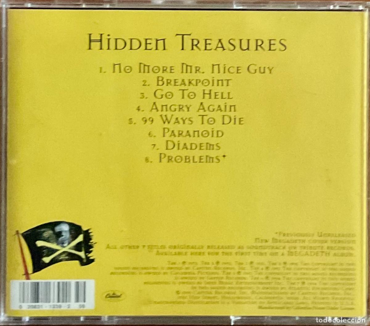 CDs de m&uacute;sica: MEGADETH - HIDDEN TREASURES - Foto 2