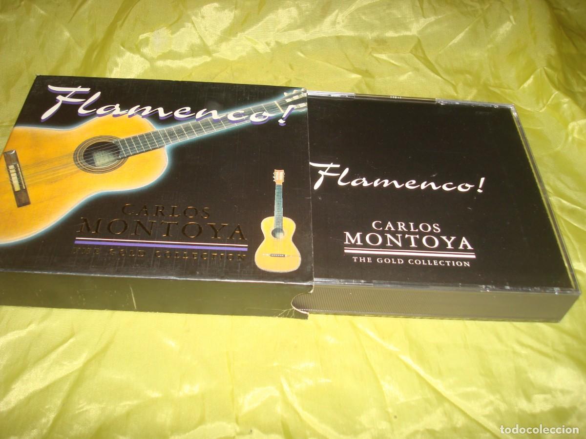 CDs de m&uacute;sica: CARLOS MONTOYA. FLAMENCO &iexcl;. THE GOLD COLLECTION. CAJA CON 2 CD&acute;S + LIBRETO. IMPECABLE(#)