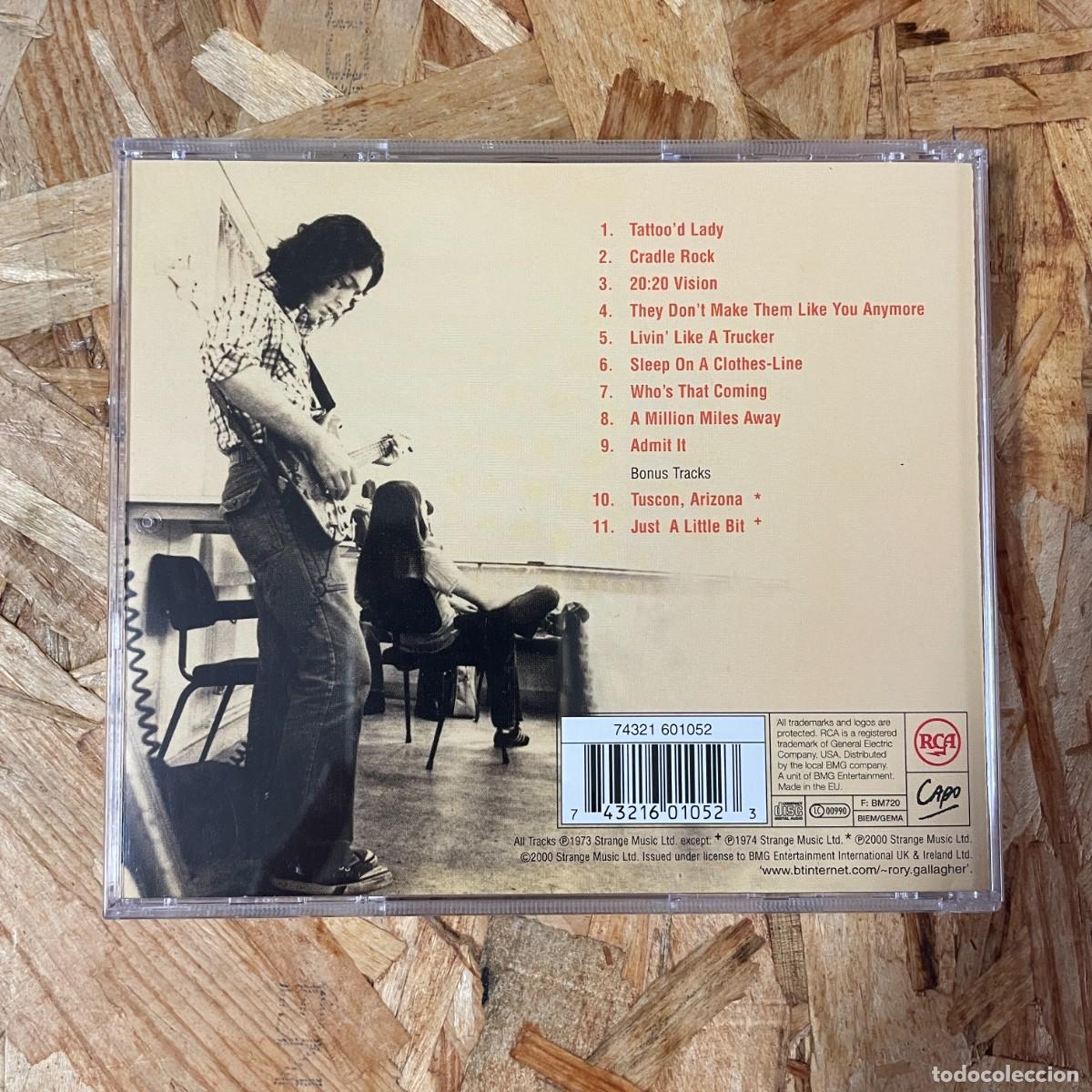 CDs de m&uacute;sica: CD - Rory Gallagher &ndash; Tattoo - Foto 2