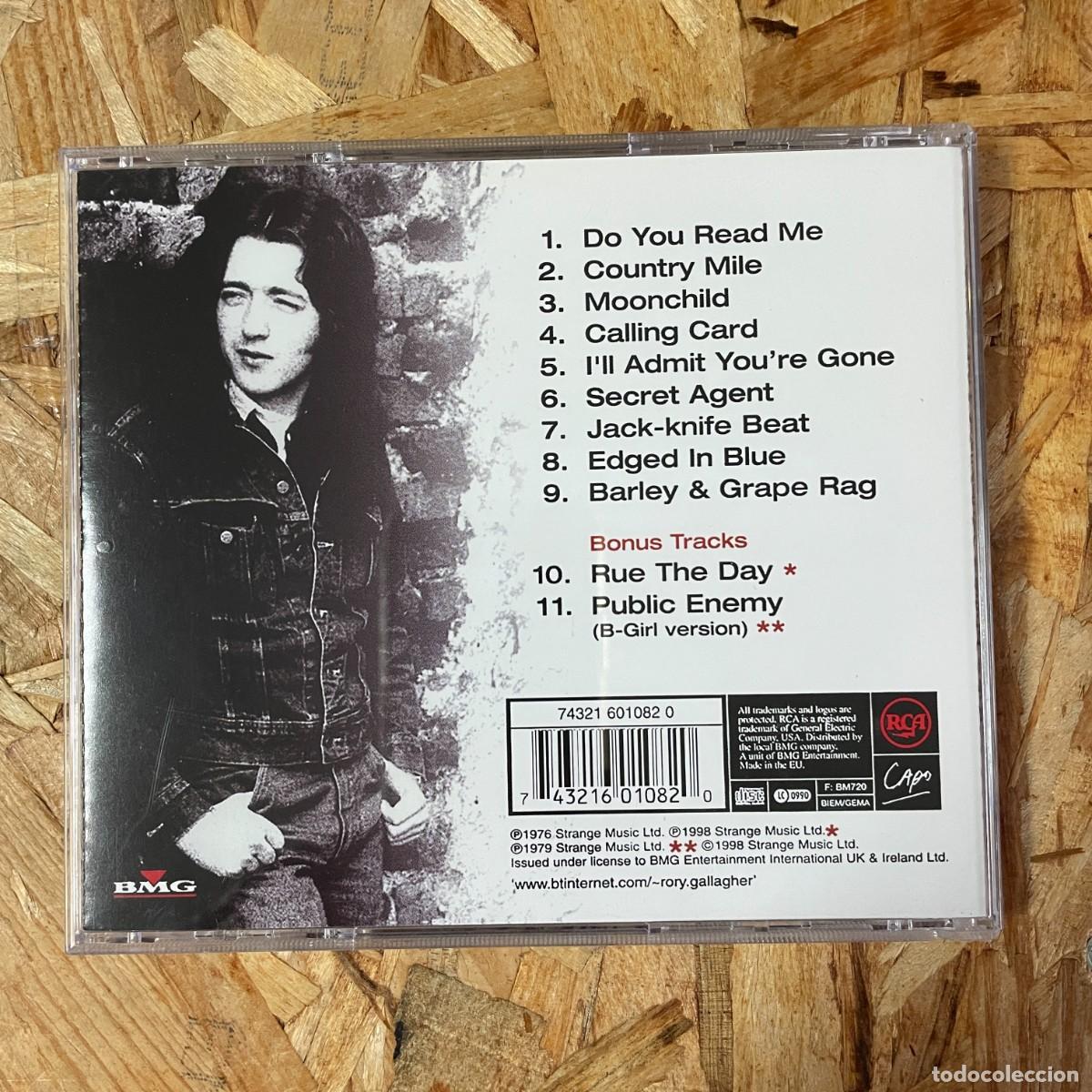 CDs de m&uacute;sica: CD - Rory Gallagher &ndash; Calling Card - Foto 2