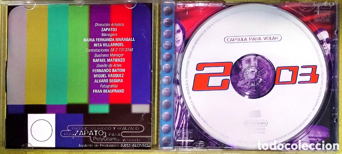 CDs de m&uacute;sica: CD Zapato 3 - C&aacute;psula Para Volar - Foto 2