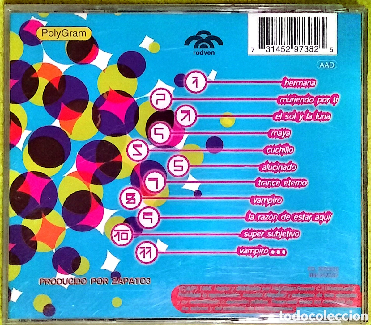 CDs de m&uacute;sica: CD Zapato 3 - C&aacute;psula Para Volar - Foto 3