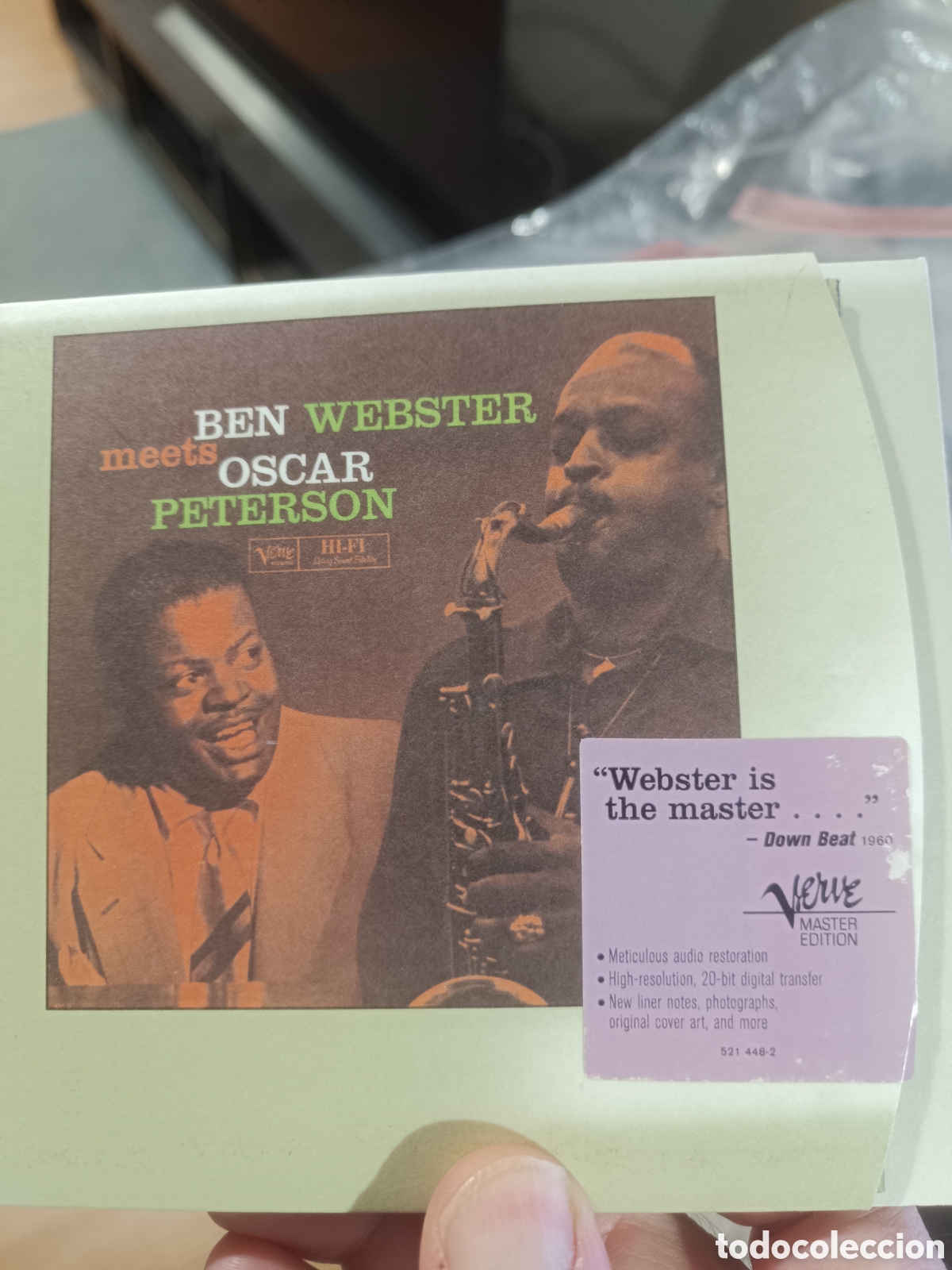 CDs de m&uacute;sica: Ben Webster Meets Oscar Peterson &ndash; Ben Webster Meets Oscar Peterson (Digipack)