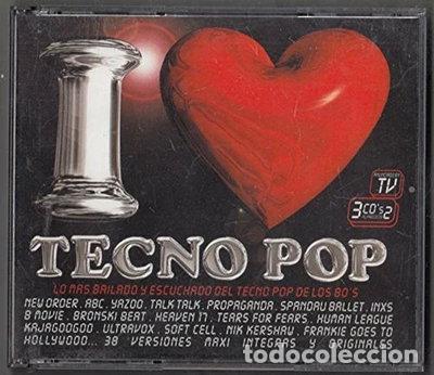 CDs de m&uacute;sica: I Love Tecno Pop- 8421597019022