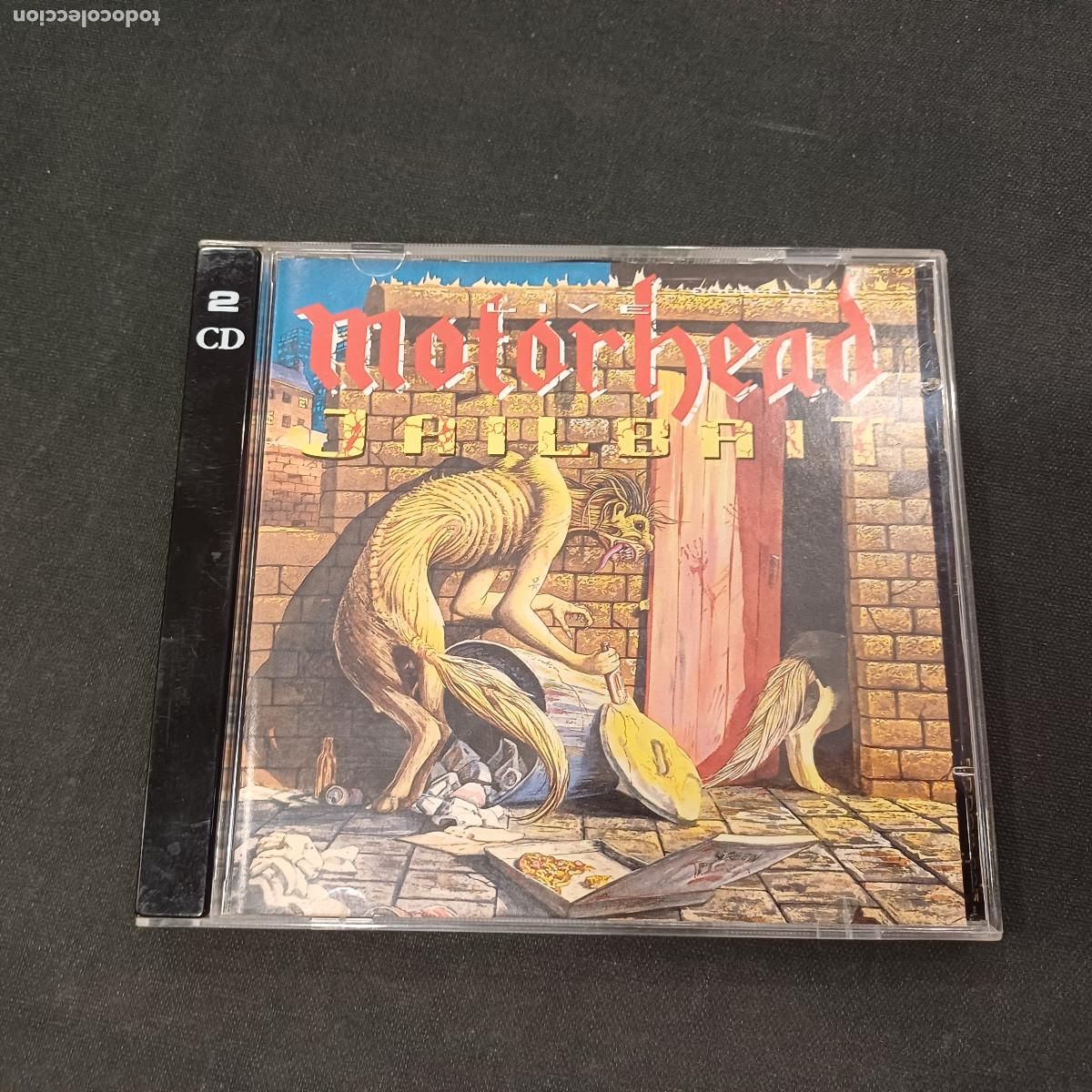 CDs de m&uacute;sica: MOTORHEAD/LIVE-JAILBAIT/CD 2 DISCOS METAL.