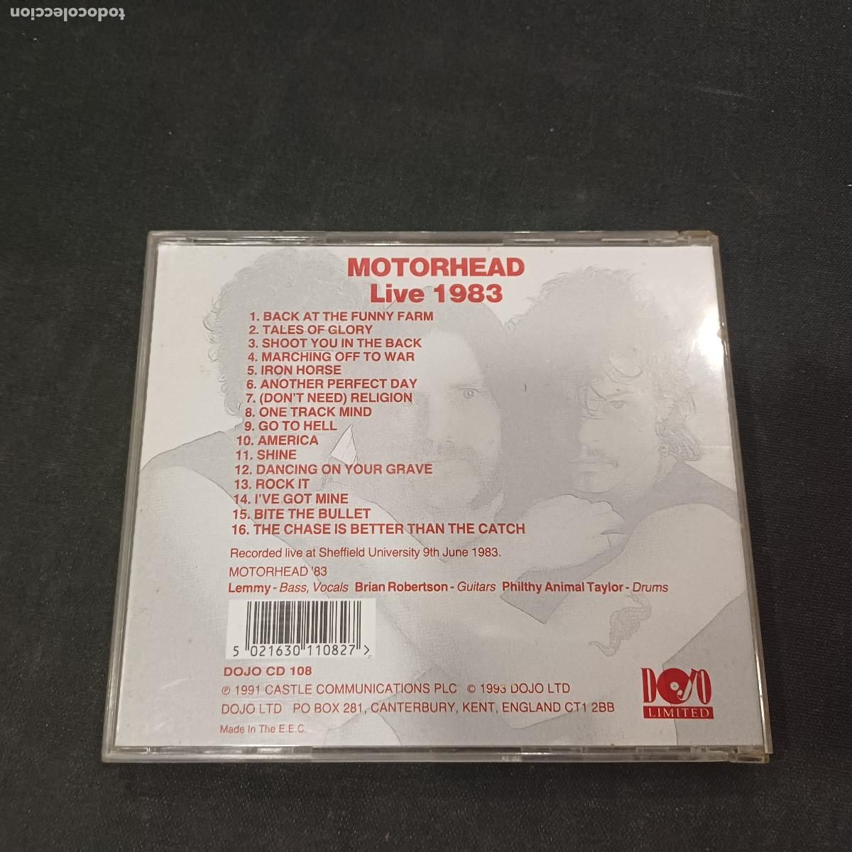 CDs de m&uacute;sica: MOTORHEAD/LIVE 1983/CD METAL. - Foto 3