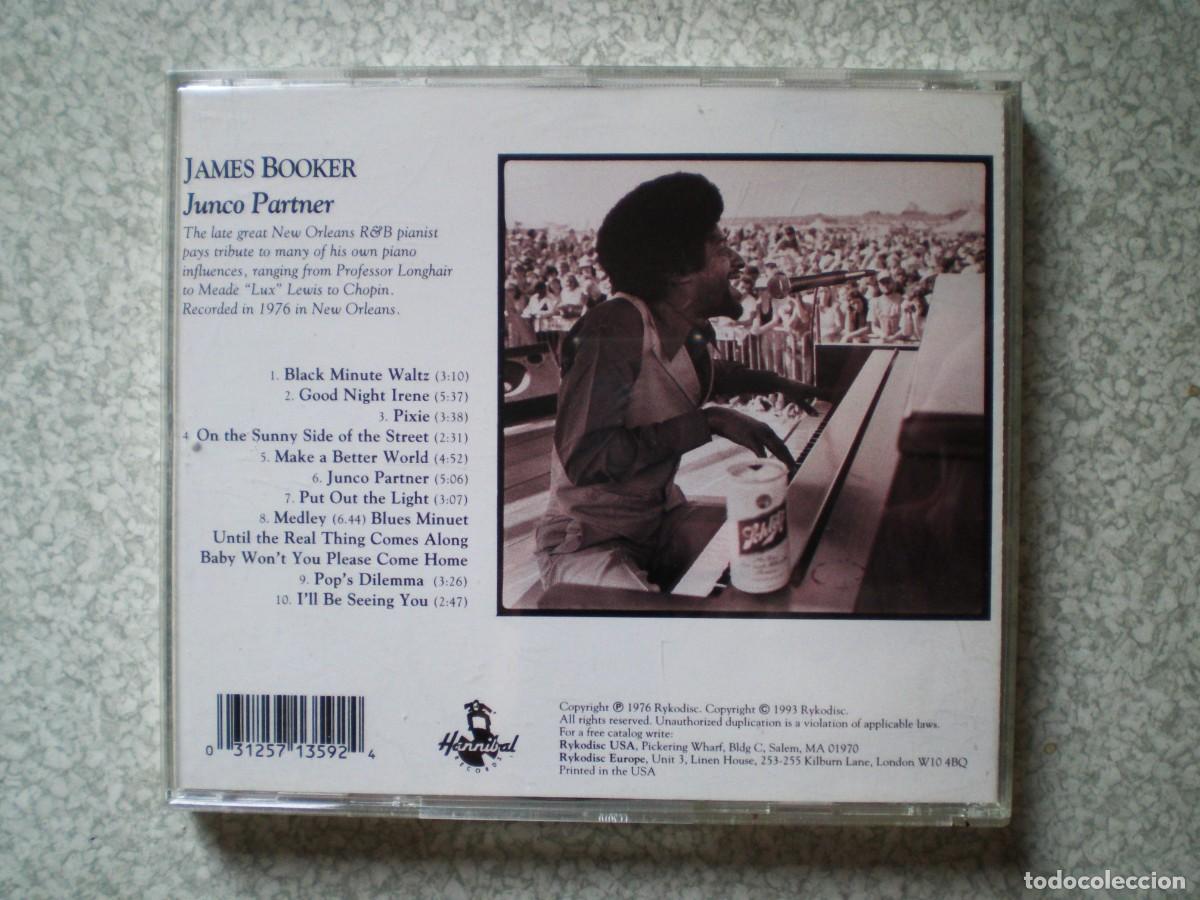 CDs de m&uacute;sica: JAMES BOOKER.JUNCO PARTNER...DIFICIL - Foto 2