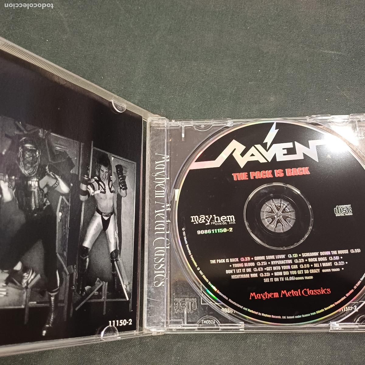 CDs de m&uacute;sica: RAVEN/THE PACK IS BACK/CD METAL. - Foto 2