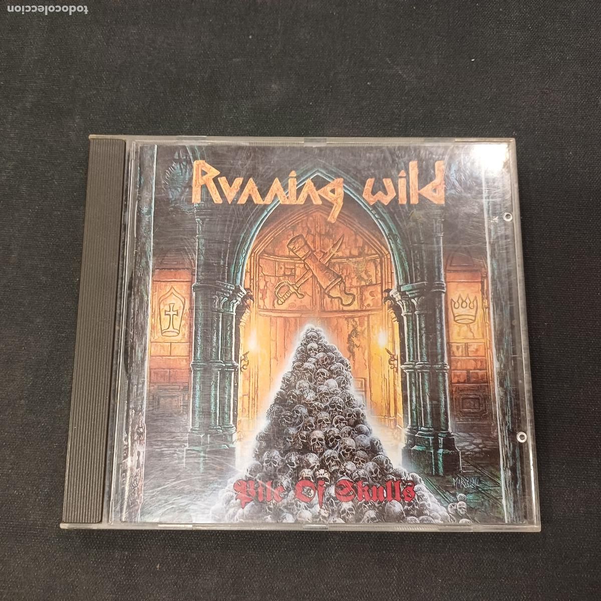CDs de m&uacute;sica: RUNNING WILD/PILE OF SKULL/CD METAL.