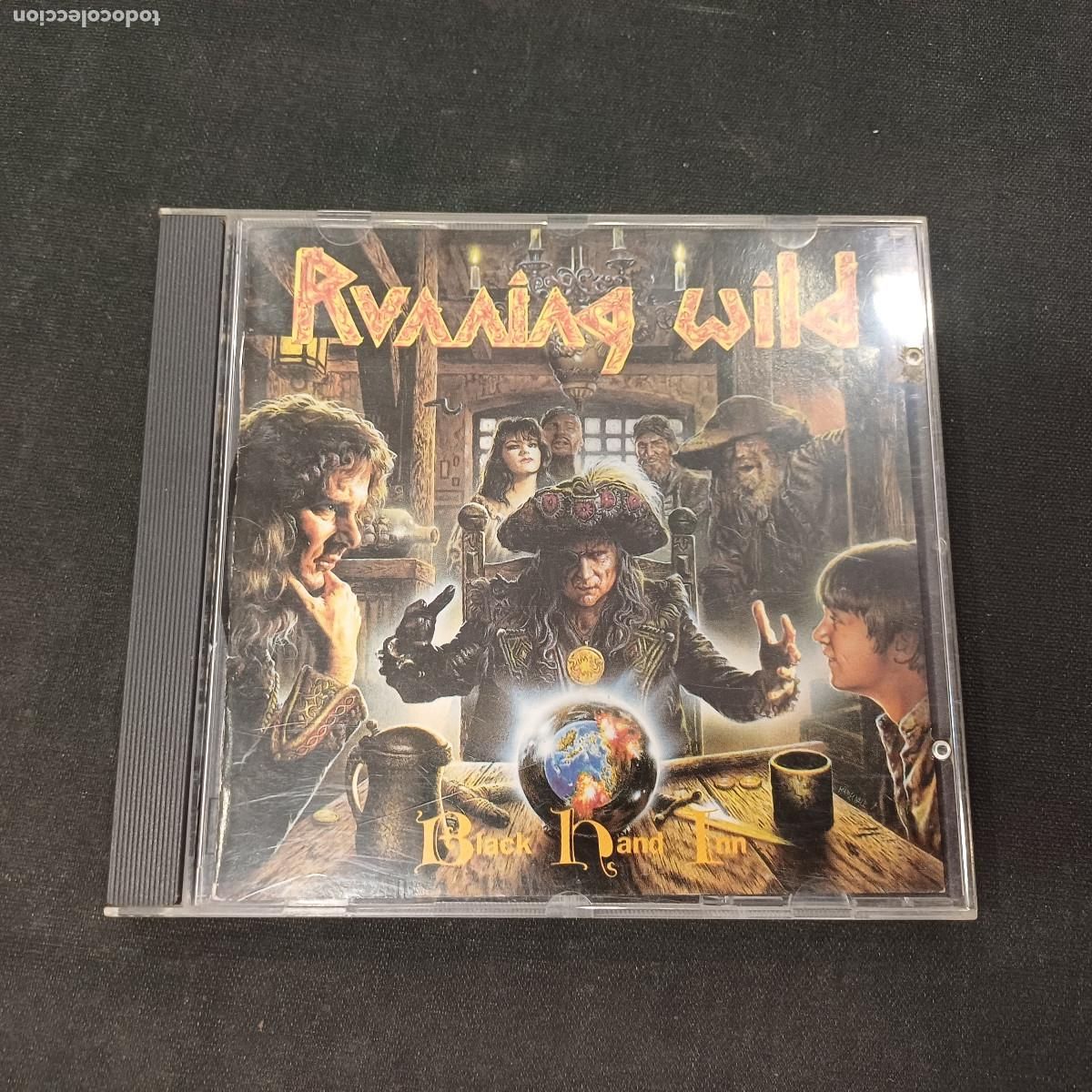 CDs de m&uacute;sica: RUNNING WILD/BLACK HAND INN/CD METAL.