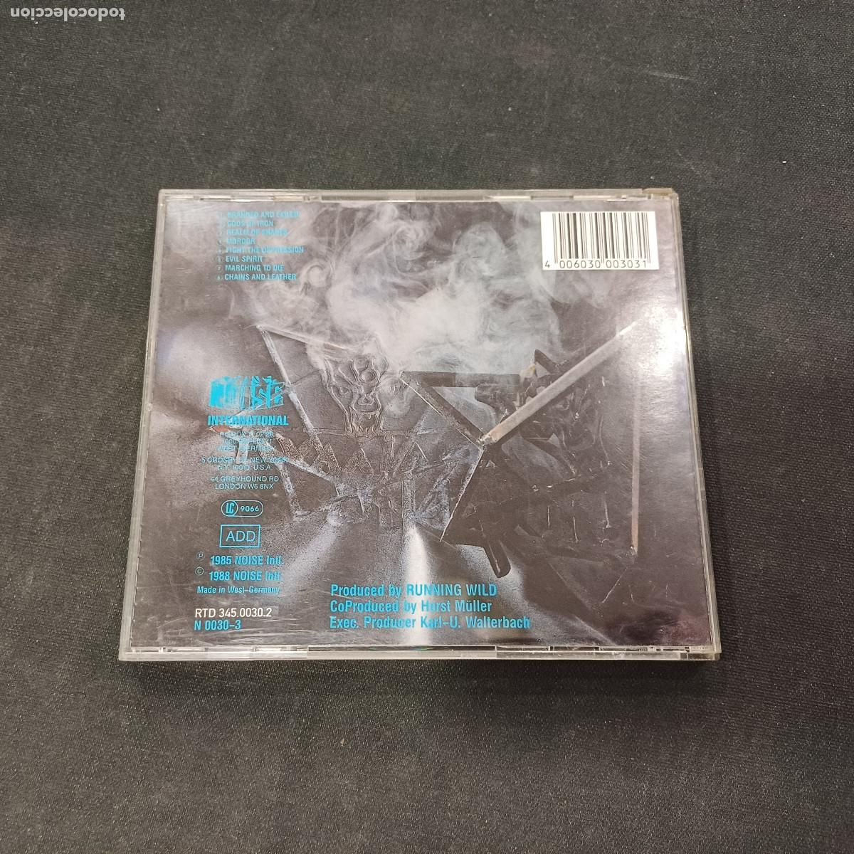 CDs de m&uacute;sica: RUNNING WILD/BRANDED AND EXILED/CD METAL. - Foto 3