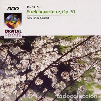 CDs de m&uacute;sica: Brahms: String quartets, op. 51 nos. 1 & 2- 5099706928324