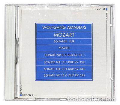 CDs de m&uacute;sica: Wolfgang Amadeus Mozart: Sonaten f&uuml;r Klavier- 4032280000612