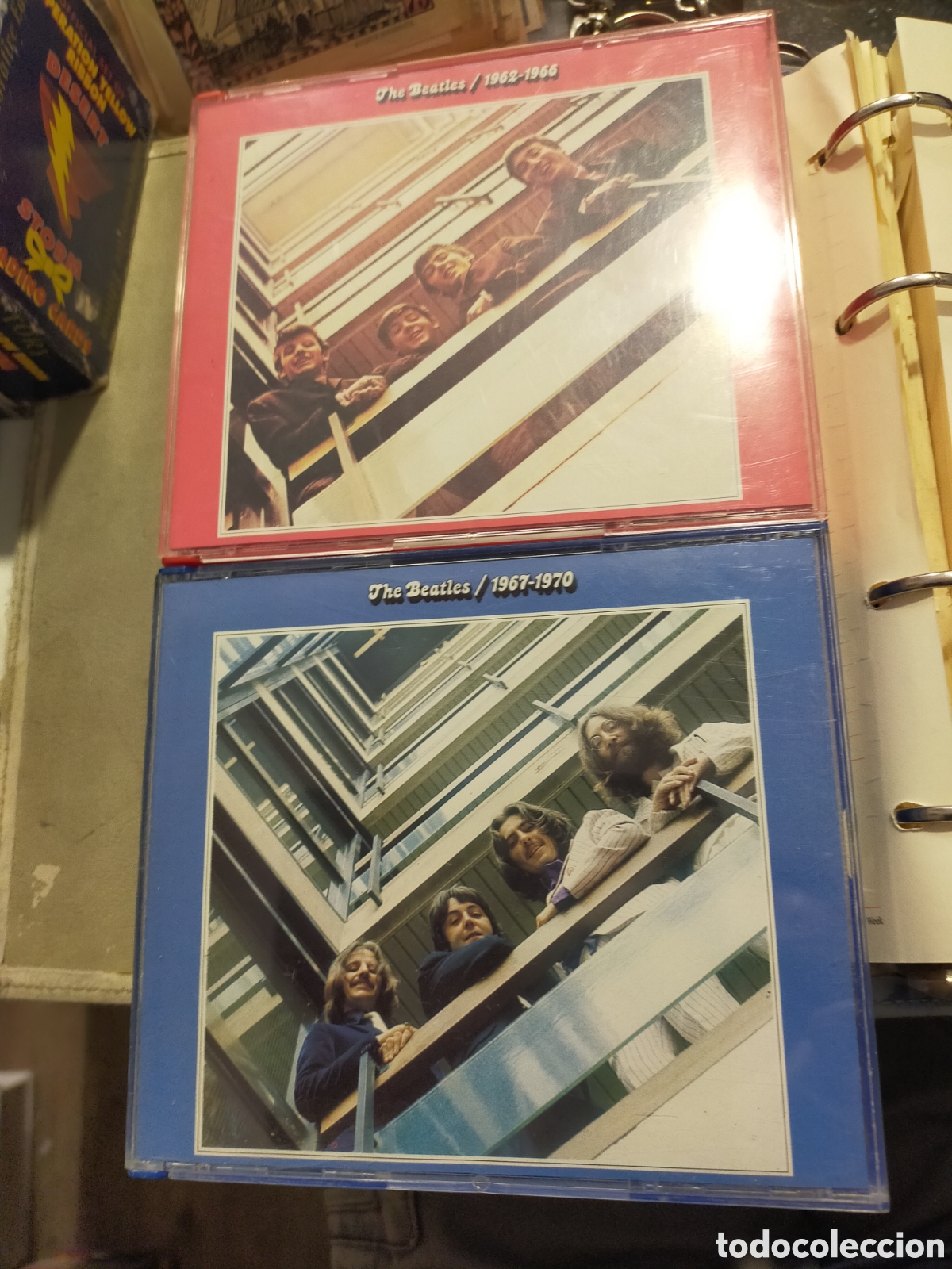 CDs de m&uacute;sica: THE BEATLES 1962-1966 Y 1967-1970 2 DOBLE CD ROJO Y AZUL BUEN ESTADO