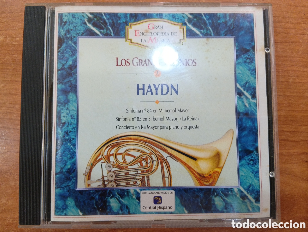 CDs de Musique: Los grandes genios de la m&uacute;sica cl&aacute;sica Haydn. Central Hispano. N&ordm; 5