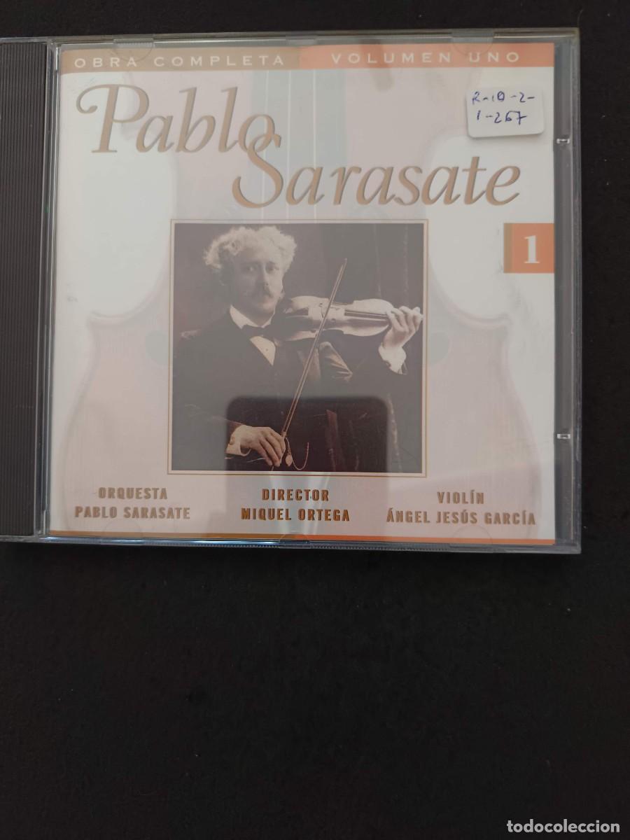 CDs de m&uacute;sica: PABLO SARASATE: OBRA COMPLETA. VOLUMEN UNO. DIR: MIQUEL ORTEGA. VIOL&Iacute;N: &Aacute;NGEL JES&Uacute;S GARC&Iacute;A. ORQUESTA