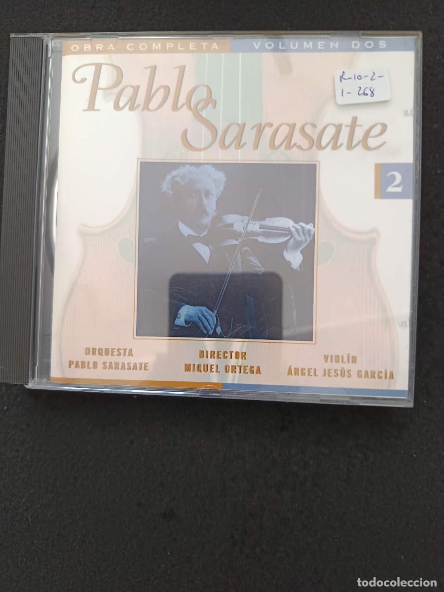 CDs de m&uacute;sica: PABLO SARASATE: OBRA COMPLETA. VOLUMEN DOS. DIR: MIQUEL ORTEGA. VIOL&Iacute;N: &Aacute;NGEL JES&Uacute;S GARC&Iacute;A. ORQUESTA