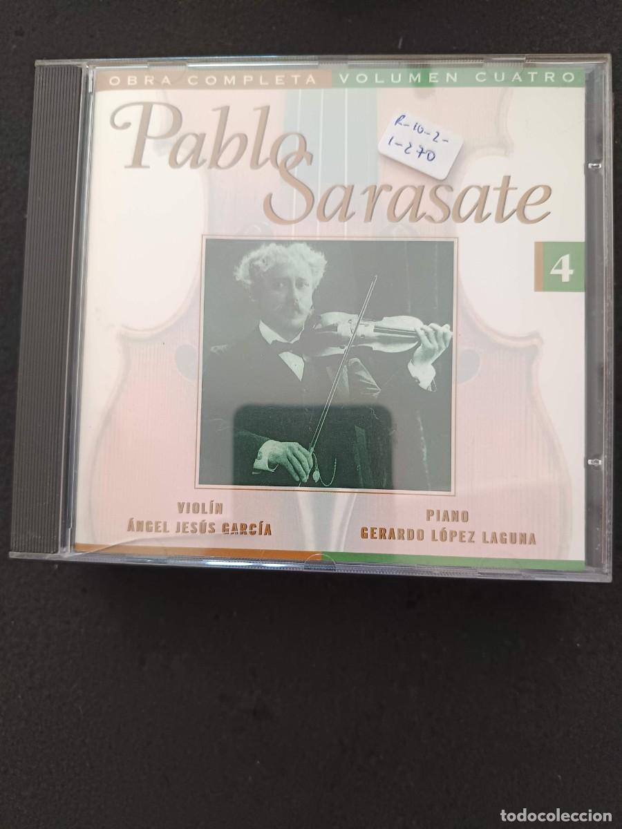 CDs de m&uacute;sica: PABLO SARASATE: OBRA COMPLETA. VOLUMEN CUATRO. VIOL&Iacute;N: &Aacute;NGEL JES&Uacute;S GARC&Iacute;A. PIANO: GERARDO L&Oacute;PEZ LA