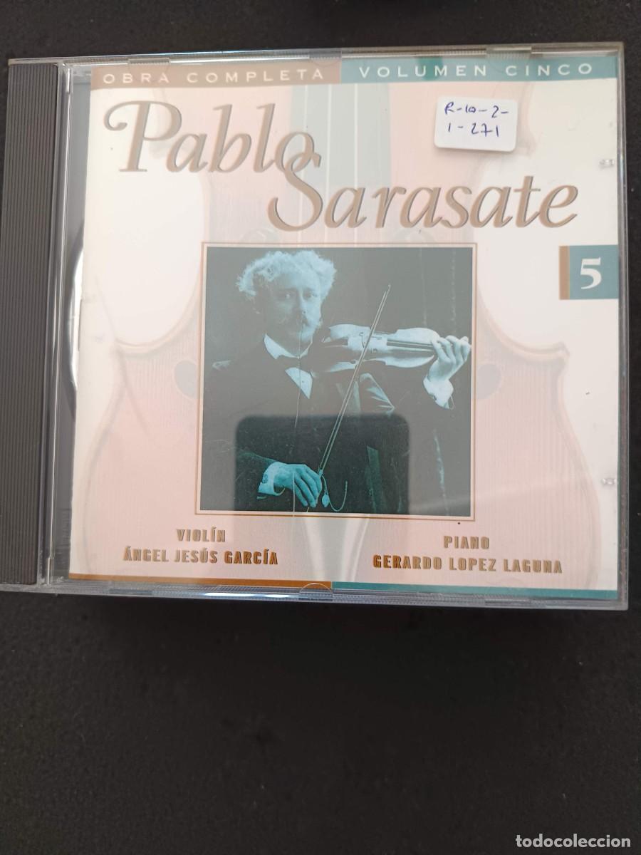 CDs de m&uacute;sica: PABLO SARASATE: OBRA COMPLETA. VOLUMEN CINCO. VIOL&Iacute;N: &Aacute;NGEL JES&Uacute;S GARC&Iacute;A. PIANO: GERARDO L&Oacute;PEZ LAGUN