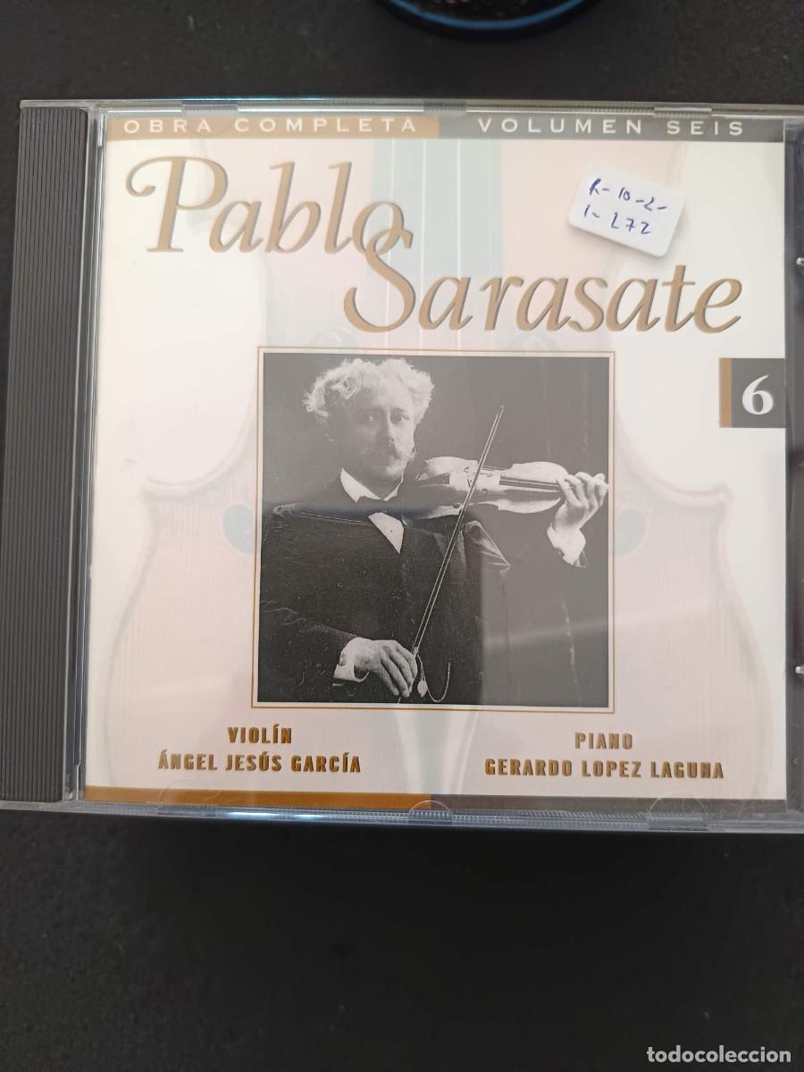 CDs de m&uacute;sica: PABLO SARASATE: OBRA COMPLETA. VOLUMEN SEIS. VIOL&Iacute;N: &Aacute;NGEL JES&Uacute;S GARC&Iacute;A. PIANO: GERARDO L&Oacute;PEZ LAGUN