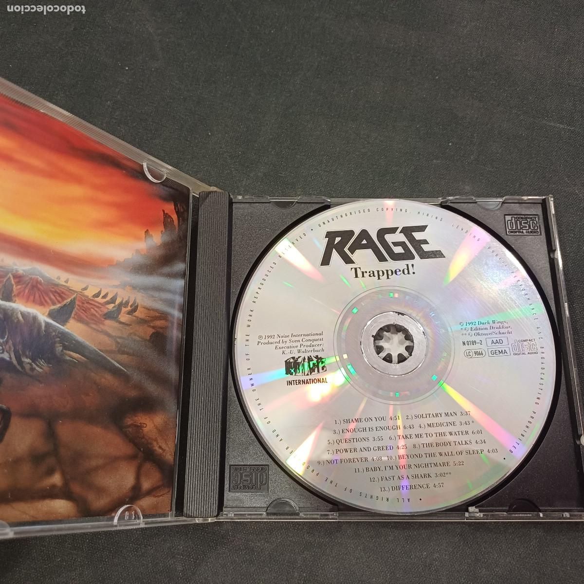 CDs de m&uacute;sica: RAGE/TRAPPED/CD METAL. - Foto 2