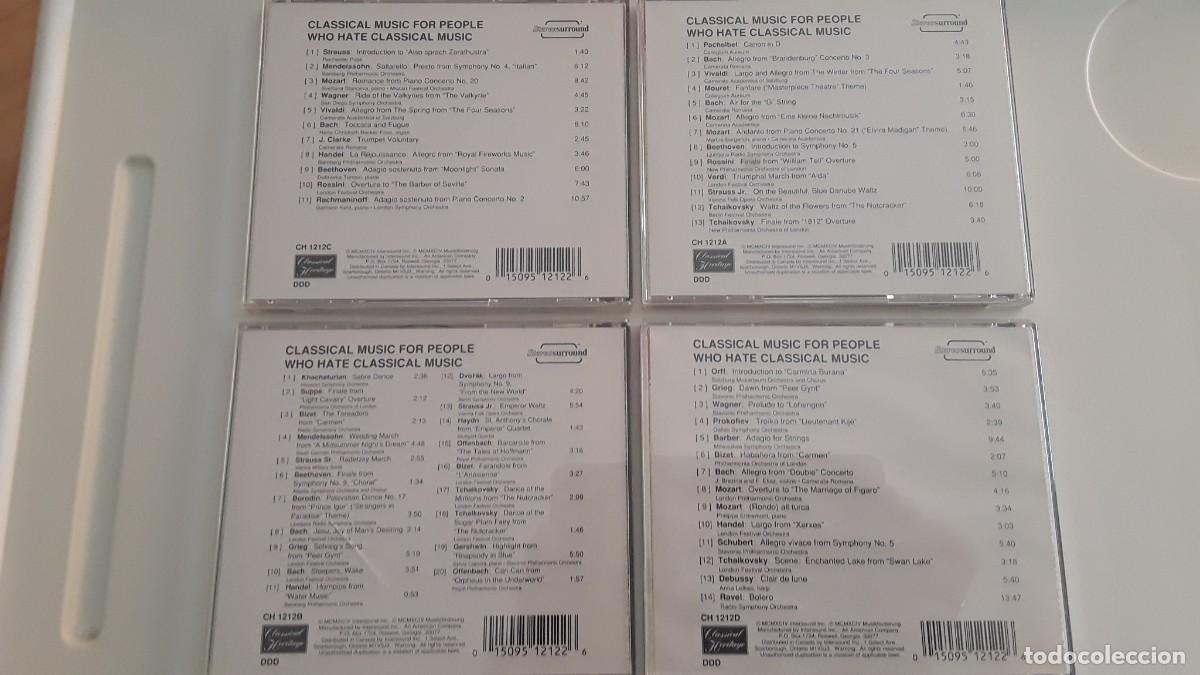 CDs de m&uacute;sica: CDS CLASSICAL MUSIC FOR OPEOPLE WHO HATE CLASSICAL MUSIC - Foto 2