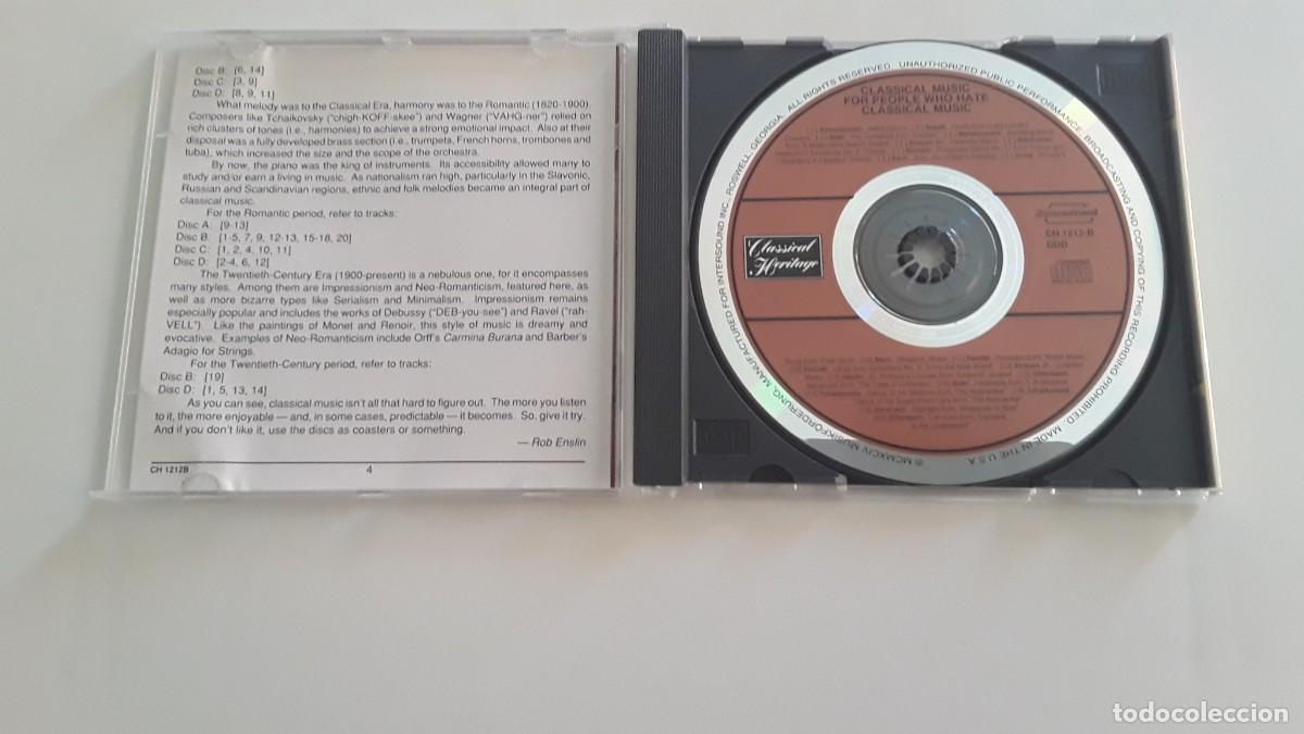 CDs de m&uacute;sica: CDS CLASSICAL MUSIC FOR OPEOPLE WHO HATE CLASSICAL MUSIC - Foto 3