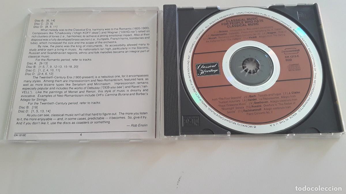 CDs de m&uacute;sica: CDS CLASSICAL MUSIC FOR OPEOPLE WHO HATE CLASSICAL MUSIC - Foto 5